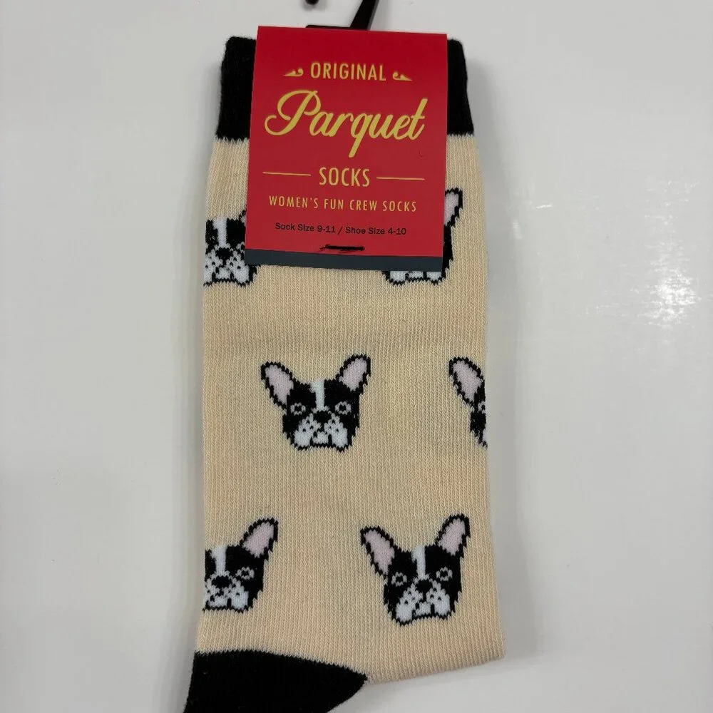 Parquet french bulldog